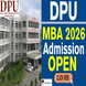 Dr. D. Y. Patil Vidyapeeth MBA Admission 2026 Begins @dpu.edu.in; Apply Online Till April 1
